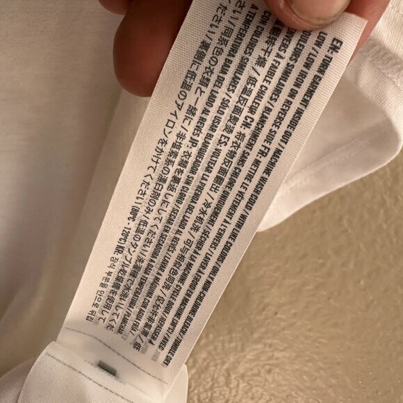 Hollister White T-Shirt ‎ Size Large - Picture 4 of 6